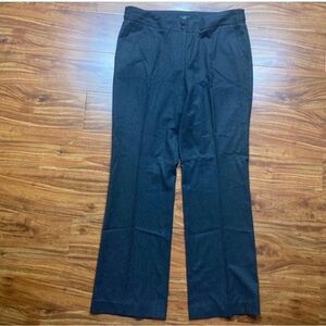 Talbots Gray Pinstripe Heritage Bootcut Trouser Pant Size 10P Classic Career